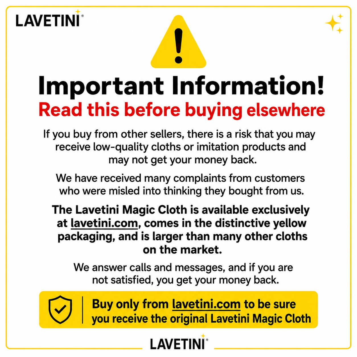 Lavetini Microfiber Cloth – Set of 5
